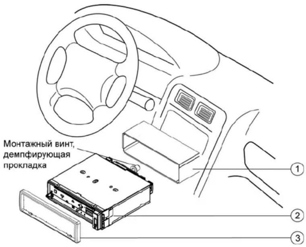 Prology DVD-2070U - Первый вариант установки устройства - 2