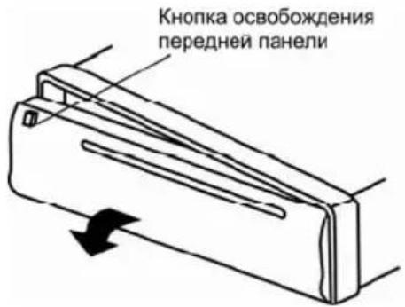 Prology MCH-340 - Отсоединение передней панели - 1