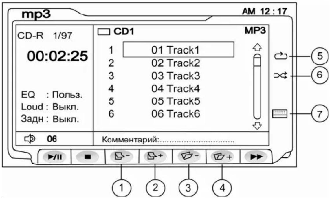 Prology MDD-7200T - Операции управления воспроизведением дисков CD-ROM - 2