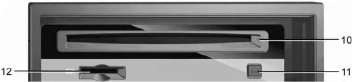 Prology MDD-7200T - Элементы управления на передней панели - 2