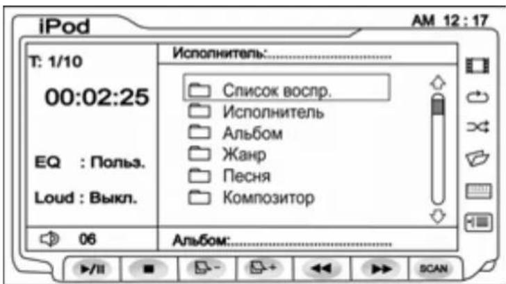 Prology MDD-725T MkII - Для перехода в режим iPod: - 2