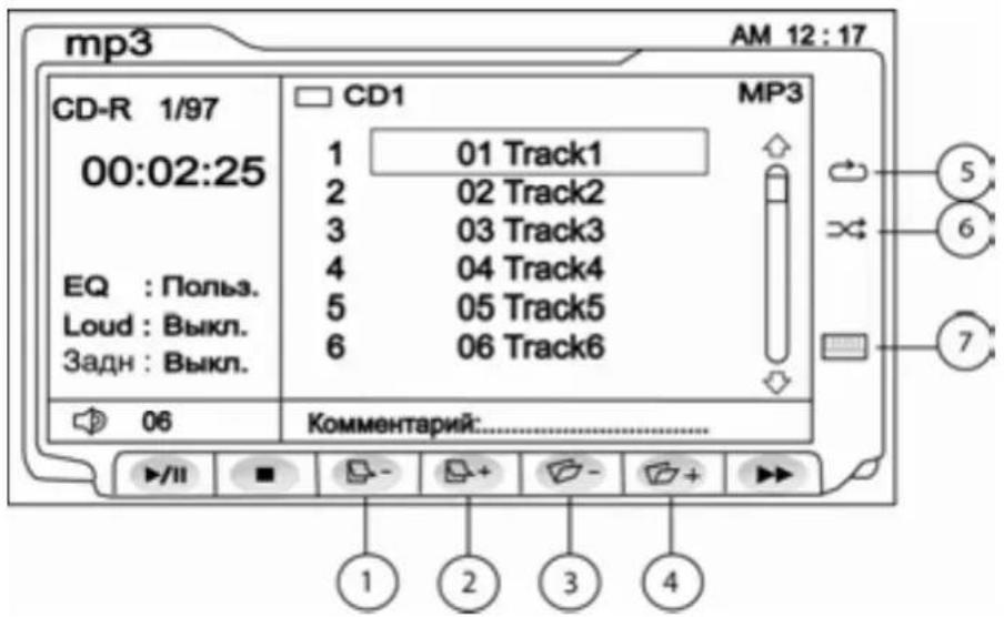 Prology MDD-725T MkII - Операции управления воспроизведением дисков CD-ROM - 1