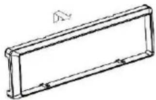Prology MDN-1750T - Установка и снятие декоративной рамки - 1