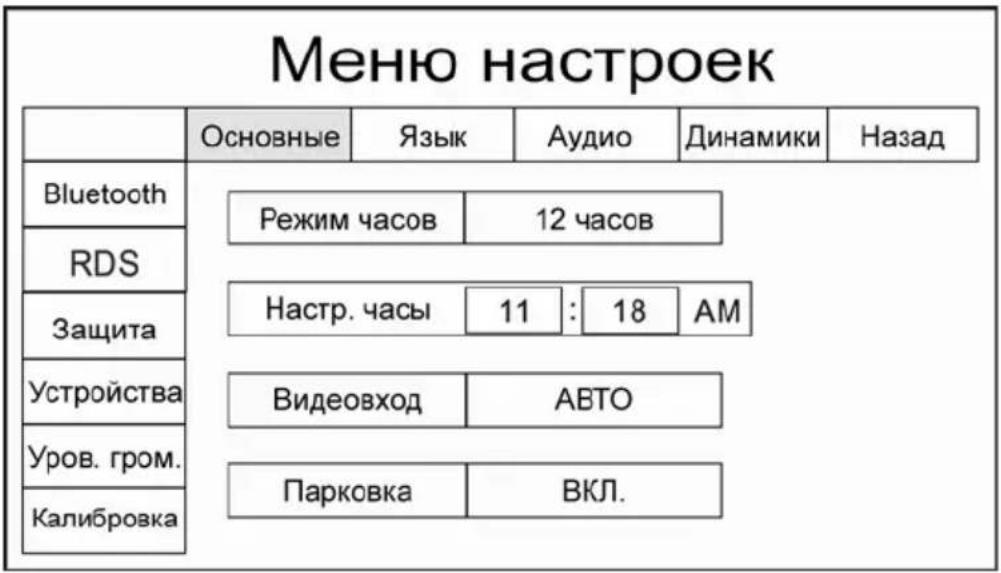 Prology MDN-2650T - Меню настроек проигрывателя - 9