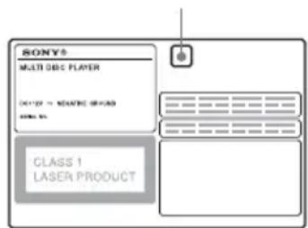 SONY5 MULTI DISC PLAYER ORDER = NEARIC DISC CLASS 1 LASER PRODUCT