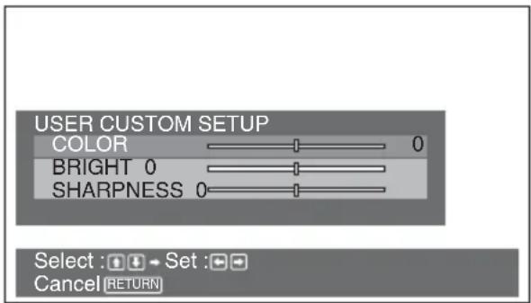 SONY MEX-DV90EE - Вибір якості зображення вручну - 1
