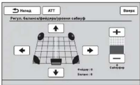 SONY XAV-E622 - Подстройка характеристик звука - 1