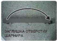 ЗАГЛУШКА ОТВЕРСТИЯ ШАРНИРА