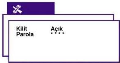 Kilit Parola Açık ****