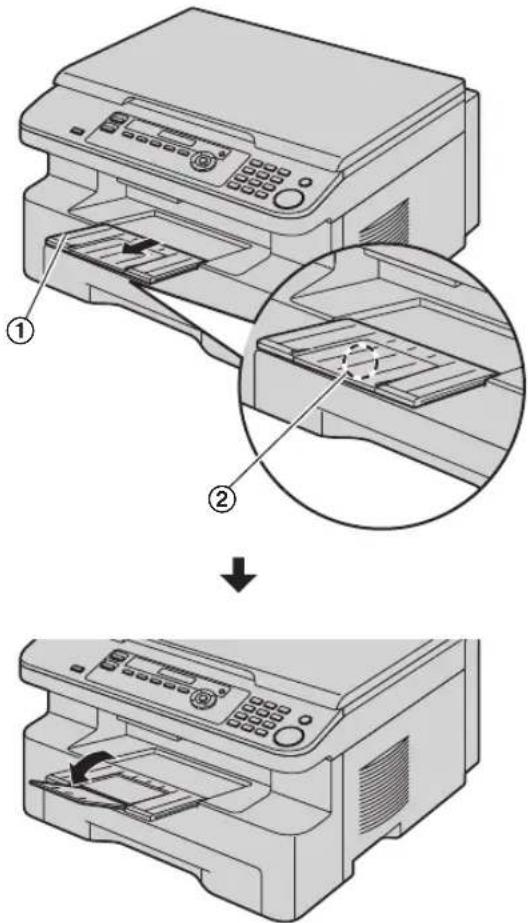 PANASONIC KX-MB283ME - Выходной лоток - 1