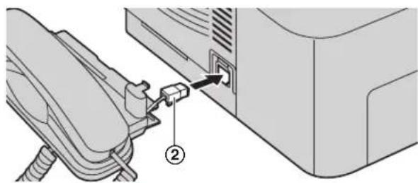 PANASONIC KX-MB283ME - Телефонная трубка (только для КХ-МВ763/КХ-МВ773/КХ-МВ783) - 2