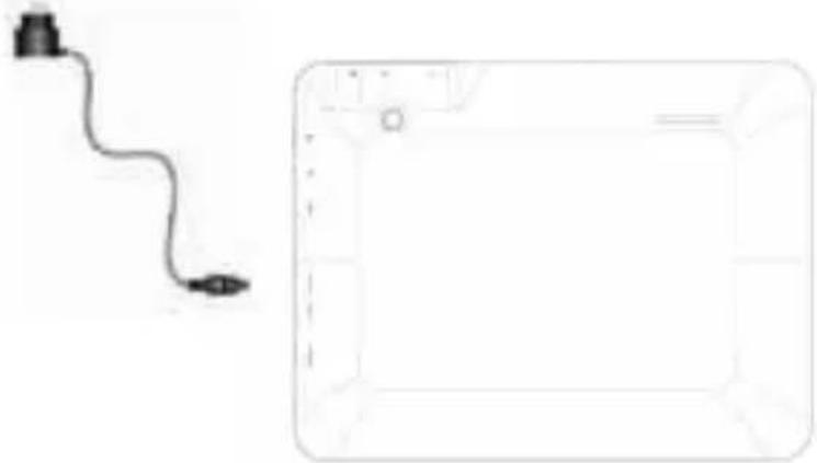 Trevi TAB 8 C4 - Ricarica della batteria tramite alimentatore esterno. - 1