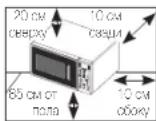SAMSUNG GE83KRW-2 - УСТАНОВКА МИКРОВОЛНОВОЙ ПЕЧИ - 1
