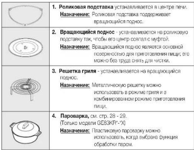 SAMSUNG GE83KRS-1 - ПРИНАДЛЕЖНОСТИ - 5