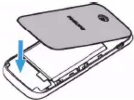 PHILIPS CTE160BK - تركيب بطاقة SIM والبطارية. - 5