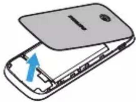PHILIPS CTE160BK - تركيب بطاقة SIM والبطارية. - 2