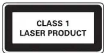 CLASS 1 LASER PRODUCT