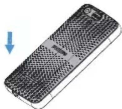 PHILIPS CTE220BK - Insert SIM card - 5