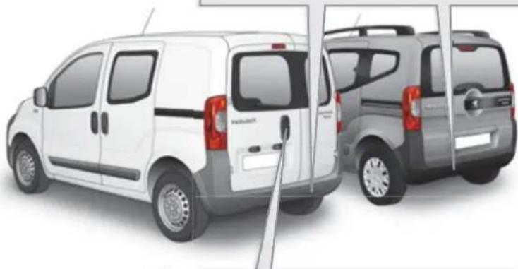 PEUGEOT Bipper Tepee (2011) - Geri park yardımı - 1