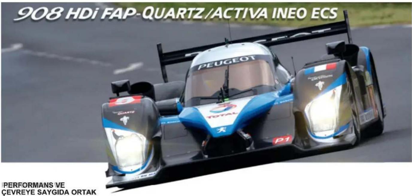 908 HDi FAP-QUARTZ / ACTIVA INEO ECS PEUGEOT P1 PERFORMANS VE ÇEVREYE SAYGIDA ORTAK