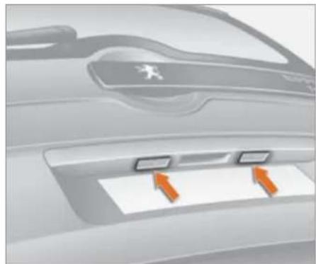 PEUGEOT Bipper Tepee (2011) - Plaka lambaları - 2