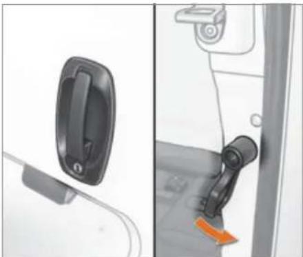 PEUGEOT Bipper Tepee (2011) - DIŞARIDAN AÇMA Sürücü kapısı - 3