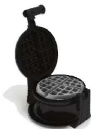 GFgril GF-020 Waffle Pro - Детали и элементы электровафельницы: - 2