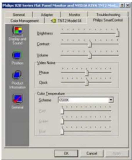 PHILIPS SWV2502W - Optiuni SmartControl - 1