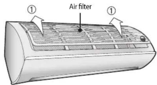 SAMSUNG AR07JRFSVURNSE - Merakit kembali filter Udara - 1