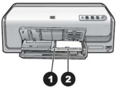 HP Photosmart D6160 - Main and Output trays - 1