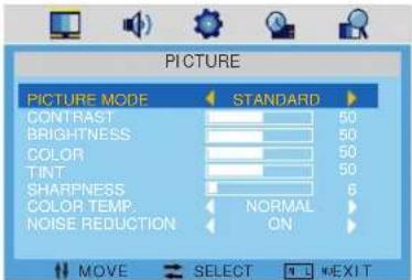 AudioSonic LE-247000 - Input mode: TV - 1