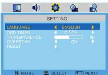 AudioSonic LE-247000 - Input mode: TV - 4