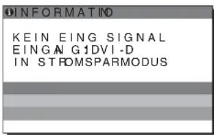 SONY SDM-S74E - Wenn „KEIN EING SIGNAL“ auf dem Bildschirm erscheint - 2