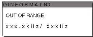 BİLGİ SINIR DIŞI xxxx.xkHz/xxxxz