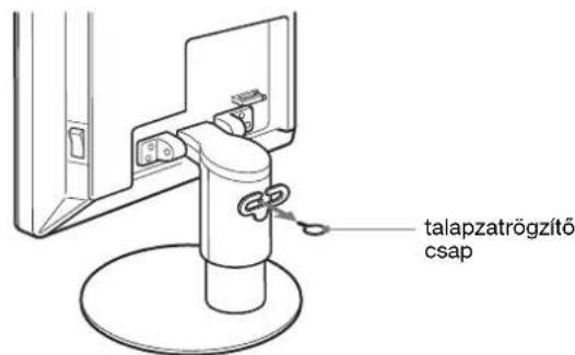 talapzatrögzítő csap