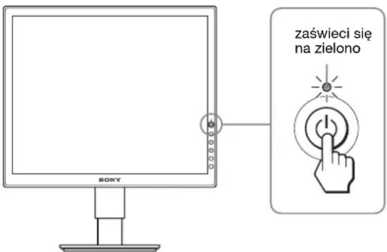 zaświeci się na zielono SONY