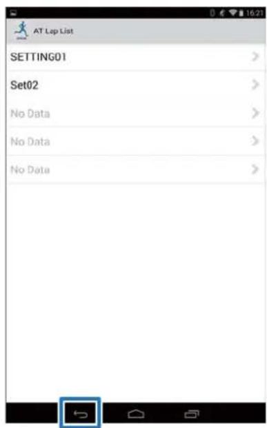 AT Lap List SETTING01 Set02 No Data No Data No Data