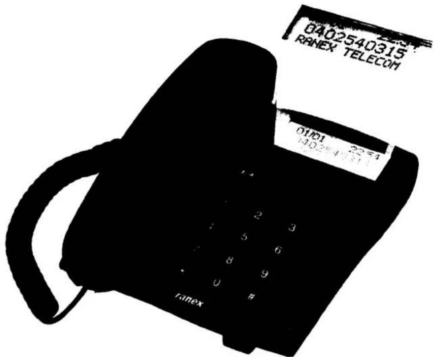 Ranex RX 2718 - Téléphone handsfree avec affichage du numéro de l'appelant - 1