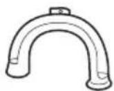 ELECTROLUX EWF12832S - - Plastic Hose Guide - 1