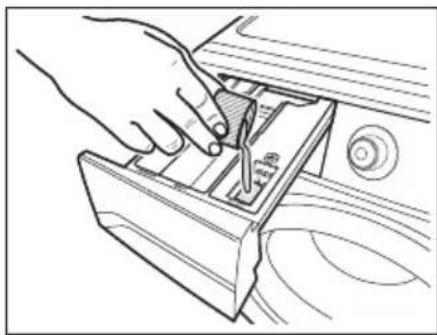 ELECTROLUX EWF12832S - Measure Out The Detergent And The Fabric Softener - 2