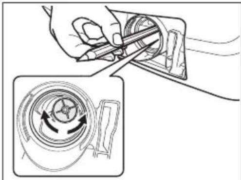 ELECTROLUX EWF12832S - To clean the drain pump: - 9