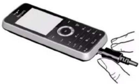 PHILIPS E210 - Mengisi baterai - 1
