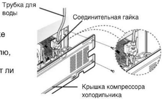 Трубка для воды Соединительная гайка Крышка компрессора холодильника