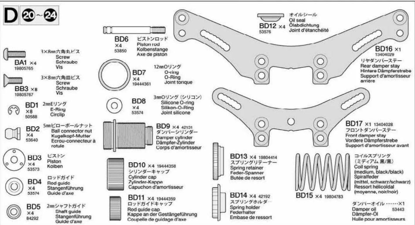 TAMIYA TRF418 - RECHERCHE DES PANNES - 52