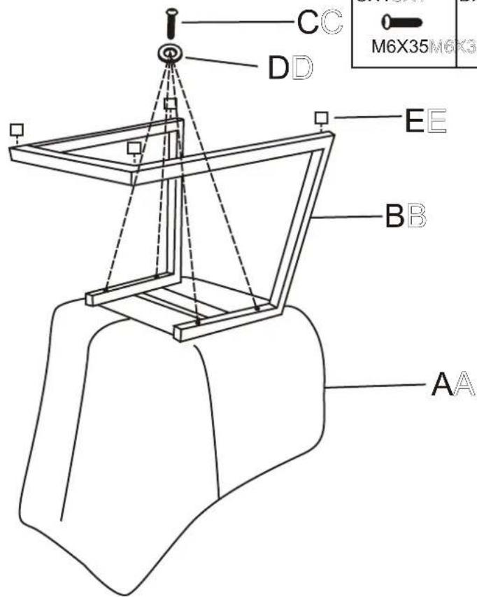 CC DD M6X35M6KG EE BB AA