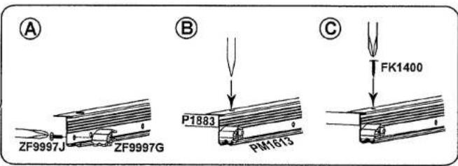 A ZF9997J ZF9997G B P1883 PM1613 C FK1400