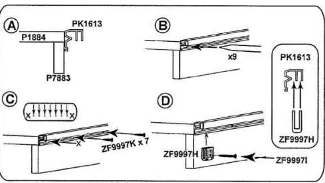 A P1884 PK1613 P7883 B x9 C x x ZF9997K x 7 D PK1613 ZF9997H ZF9997H ZF9997I