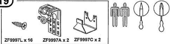 ZF9997L x 16 ZF9997A x 2 ZF9997C x 2