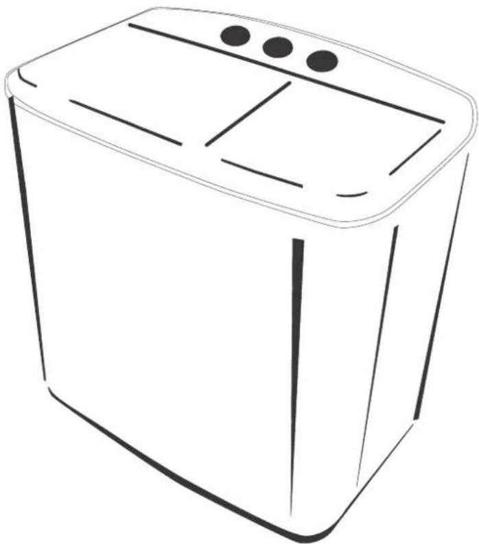Campomatic C550T - Semi-Automatic Washing Machine - 1