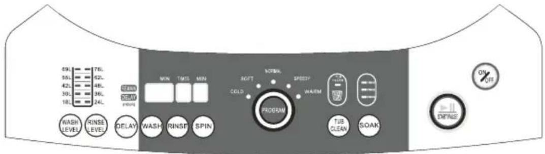 Campomatic TL12E - Operation of tub clean program - 1